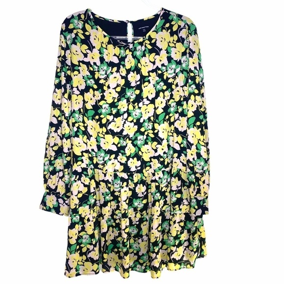 NWT Who What Wear Electric Floral tunic tiered - Picture 2 of 12